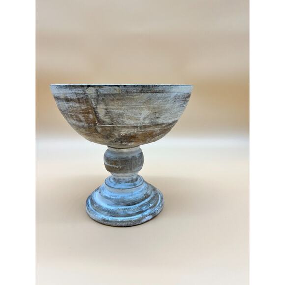 Handmade Other - Handmade Wood Pedestal Bowl